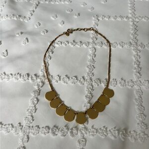 Gold tone necklace from J crew